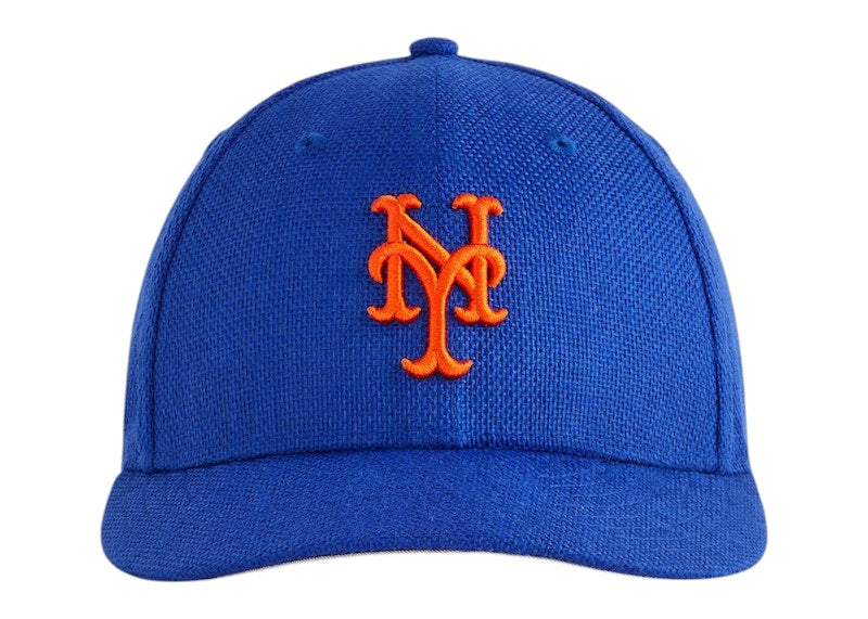 Kith New Era New York Mets Raffia Low Profile 59FIFTY Fitted Cap Royal