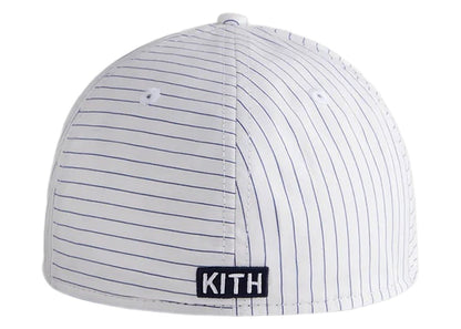 Kith New Era New York Yankees YD Stripe 59Fifty Low Profile Fitted Hat White