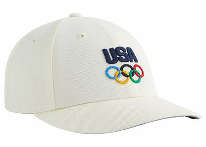 Kith New Era Team USA 59Fifty Fitted Low Profile Cap Sandrift