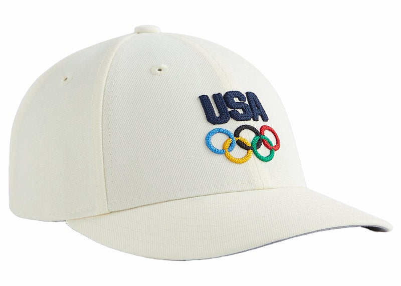 Kith New Era Team USA 59Fifty Fitted Low Profile Cap Sandrift
