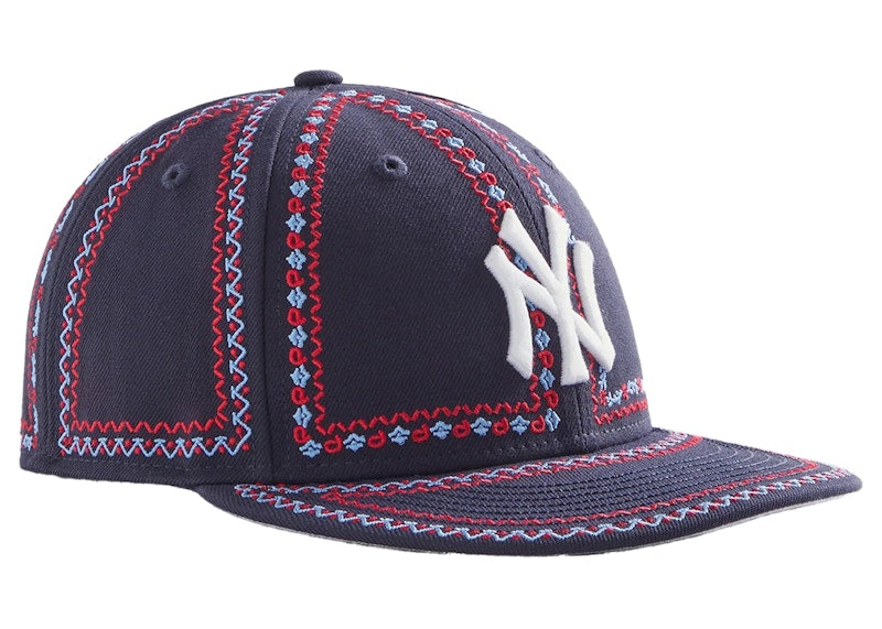 Kith New Era Yankees Floral Frame 59Fifty Fitted Hat Nocturnal