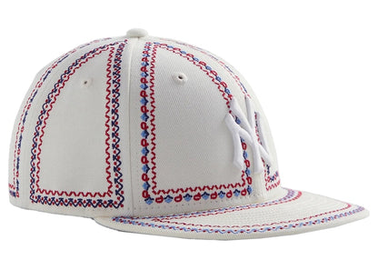 Kith New Era Yankees Floral Frame 59Fifty Fitted Hat Sandrift