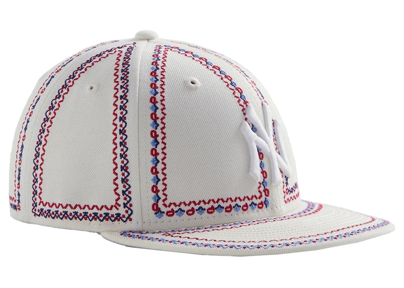 Kith New Era Yankees Floral Frame 59Fifty Fitted Hat Sandrift