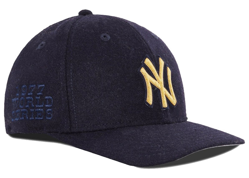 Kith New Era for New York Yankees Bullion 600 GSM Wool Melton Fitted Hat Nocturnal