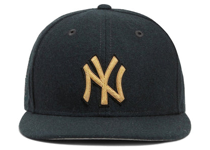 Kith New Era for New York Yankees Bullion 600 GSM Wool Melton Fitted Hat Stadium