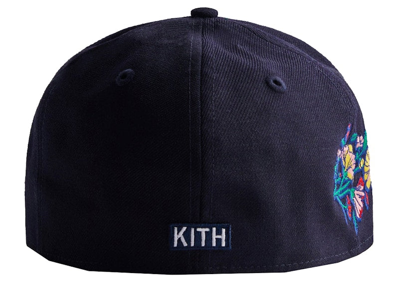 Kith & New Era for New York Yankees Floral Low Profile Fitted Hat Nocturnal