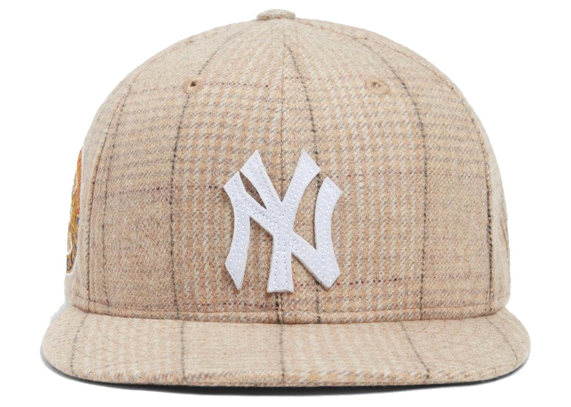 Kith New Era for New York Yankees Plaid Fitted Hat Canvas