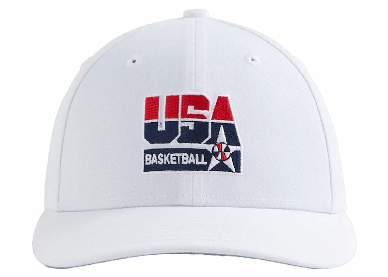 Kith New Era for USA Basketball 59FIFTY Low Profile Fitted Cap White