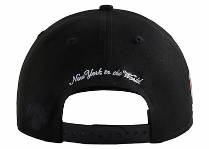 Kith New Era for the New York Knicks Cotton 9FORTY A-Frame Snapback Black