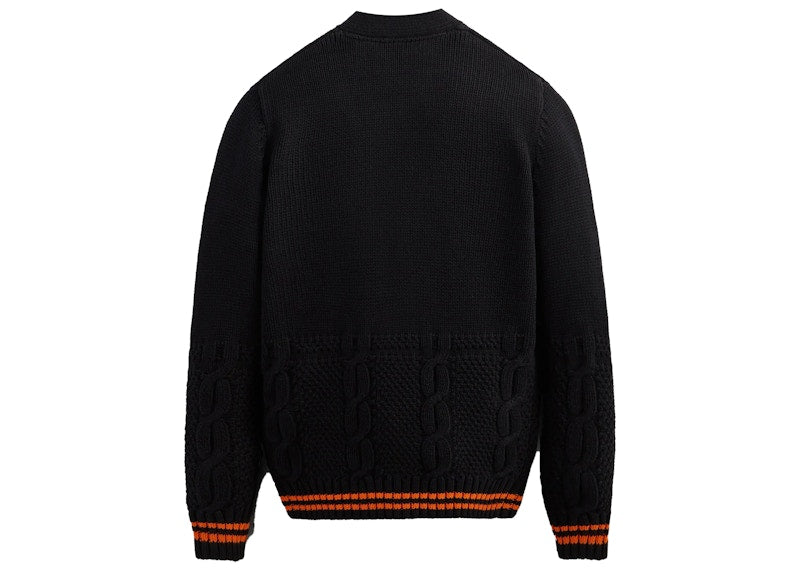 Kith New York Knicks Combo Stitch Cardigan Black