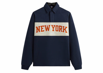 Kith New York Knicks Long Sleeve Rugby Shirt Nocturnal