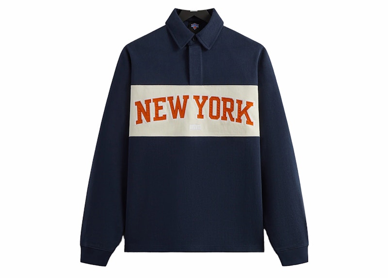 Kith New York Knicks Long Sleeve Rugby Shirt Nocturnal