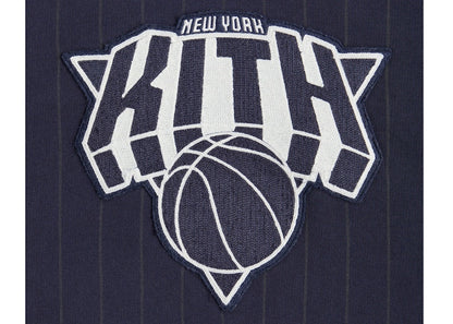 Kith New York Knicks NY Pinstripe Williams III Hoodie Nocturnal