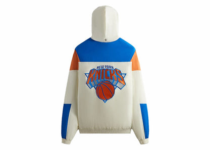 Kith New York Knicks Quarter Zip Anorak Silk