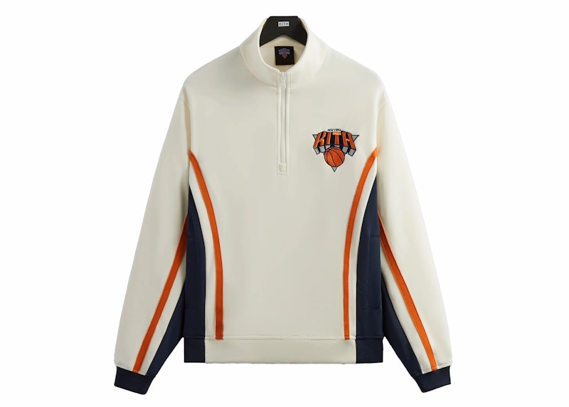 Kith New York Knicks Warm Up Quarter Zip Silk