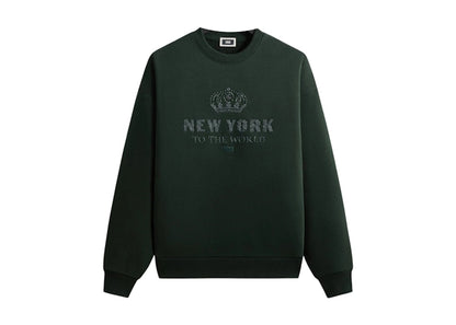 Kith New York To The World Crown Crewneck Stadium