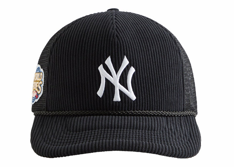 Kith New York Yankees Corduroy Trucker Hat Black