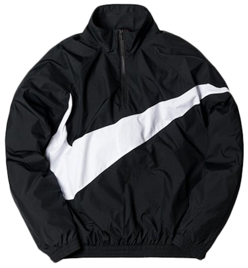 Kith Nike Big Swoosh Quarter Zip Black