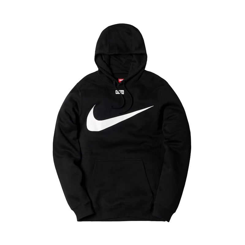 Kith Nike Swoosh Hoodie Black