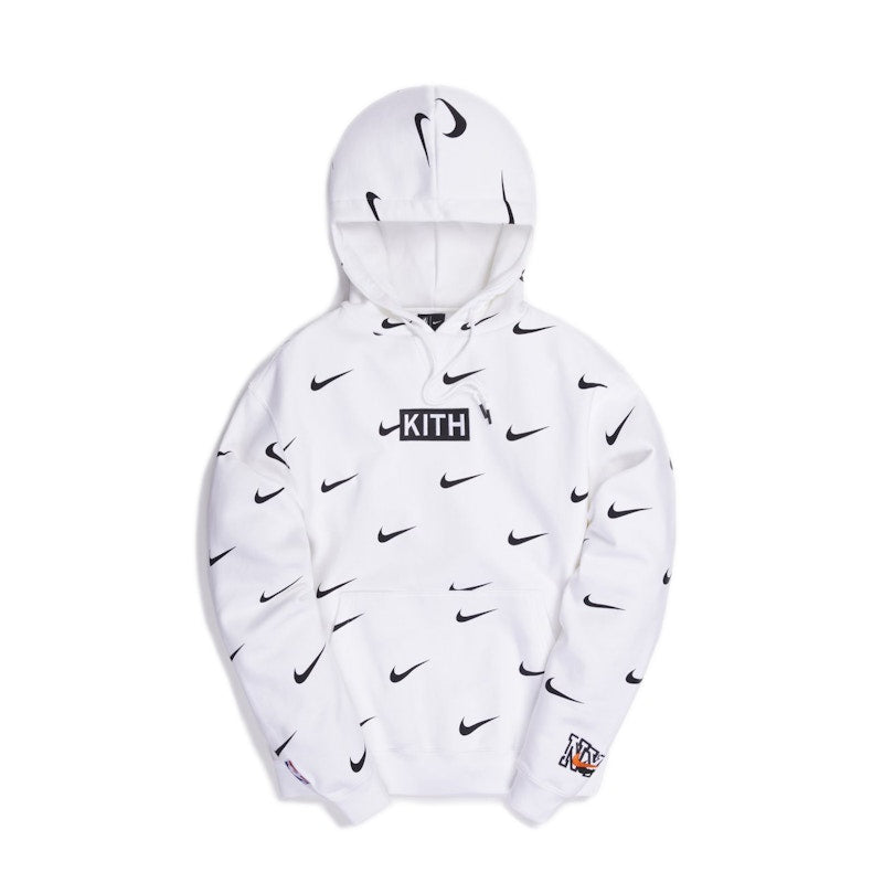 Kith & Nike for New York Knicks AOP Hoodie White