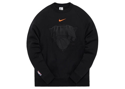 Kith Nike for New York Knicks Fleece Crewneck (FW21) Black
