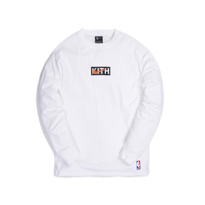 Kith & Nike for New York Knicks L/S Tee White