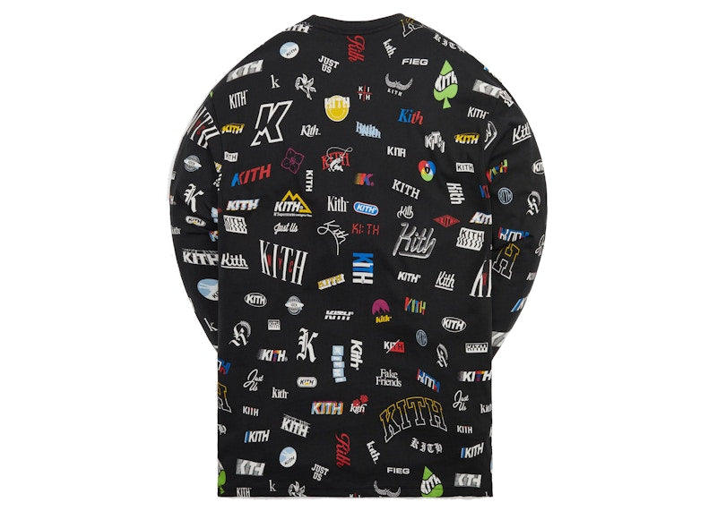 Kith Novel L/S Tee Black