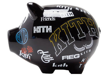 Kith Novelty Logo Piggy Bank Black