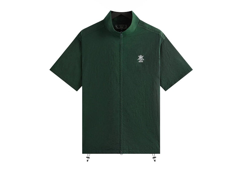 Kith Nylon Short Sleeve Colton Zip Up Shirt Stadium