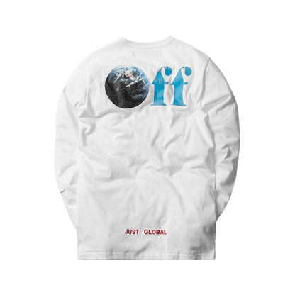 Kith Off-White Just Global LS Tee White