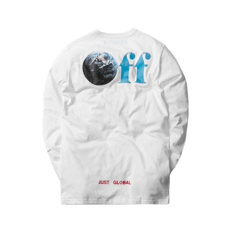Kith Off-White Just Global LS Tee White