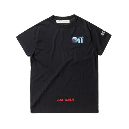 Kith Off-White Just Global Tee Black