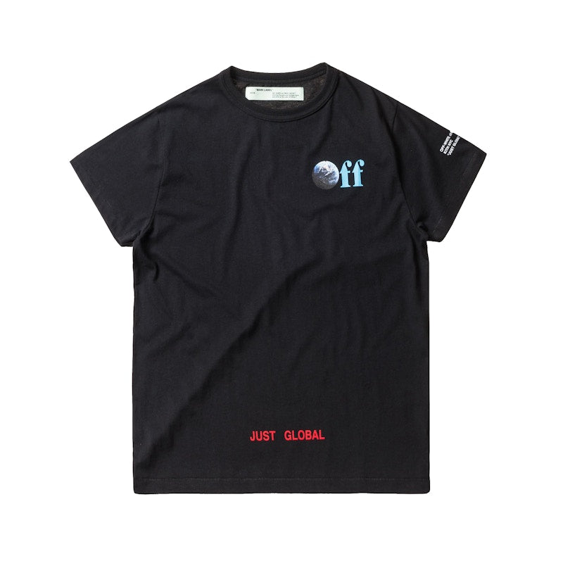 Kith Off-White Just Global Tee Black