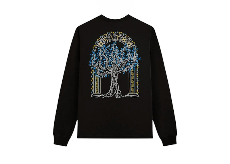 Kith Olive Tree Long Sleeve Tee Black