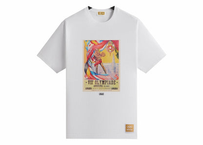 Kith Olympics Heritage Antwerp 1920 Vintage Tee White