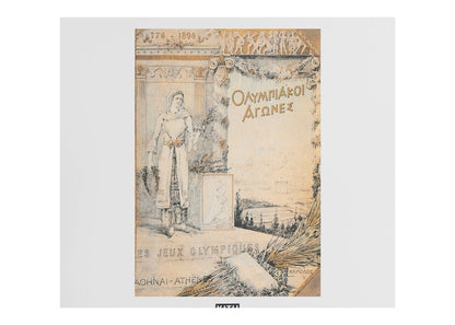 Kith Olympics Heritage Athens 1896 Vintage Tee White