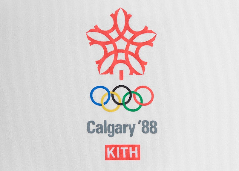 Kith Olympics Heritage Calgary 1988 Vintage Tee White