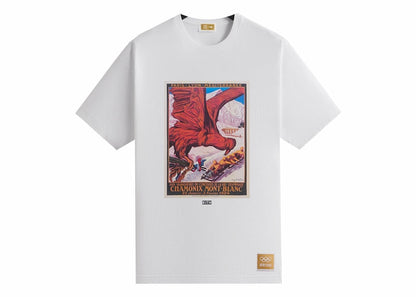 Kith Olympics Heritage Chamonix 1924 Vintage Tee White