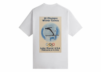 Kith Olympics Heritage Lake Placid 1932 Vintage Tee White