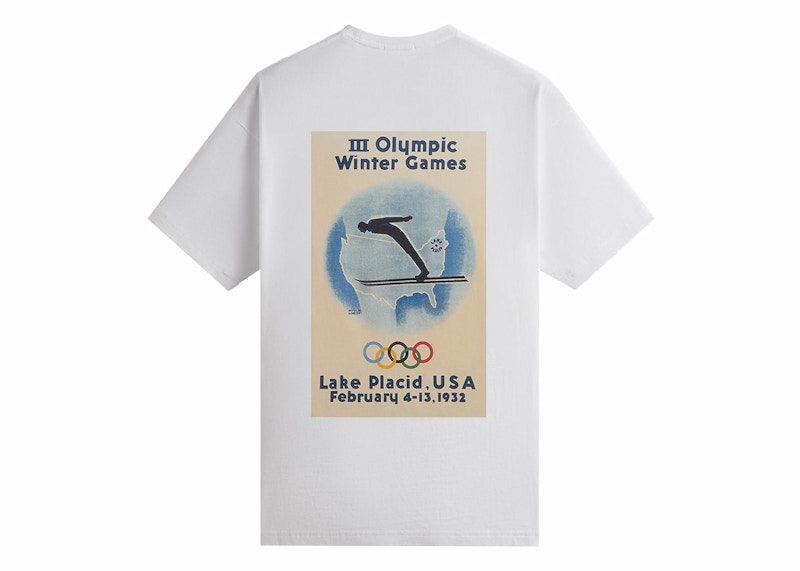 Kith Olympics Heritage Lake Placid 1932 Vintage Tee White