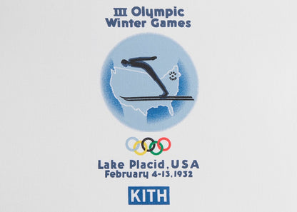 Kith Olympics Heritage Lake Placid 1932 Vintage Tee White