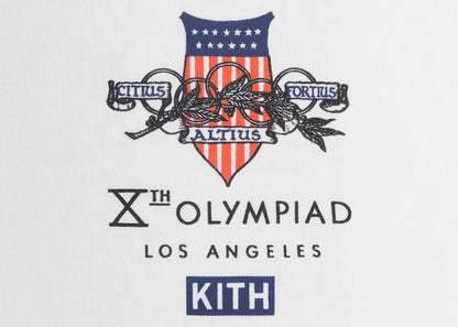 Kith Olympics Heritage Los Angeles 1932 Vintage Tee White