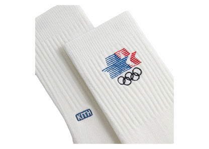 Kith Olympics Heritage Los Angeles Mid Crew Sock Silk