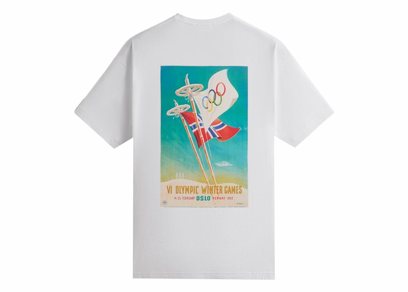 Kith Olympics Heritage Oslo 1952 Vintage Tee White