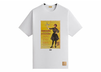 Kith Olympics Heritage Paris 1900 Vintage Tee White