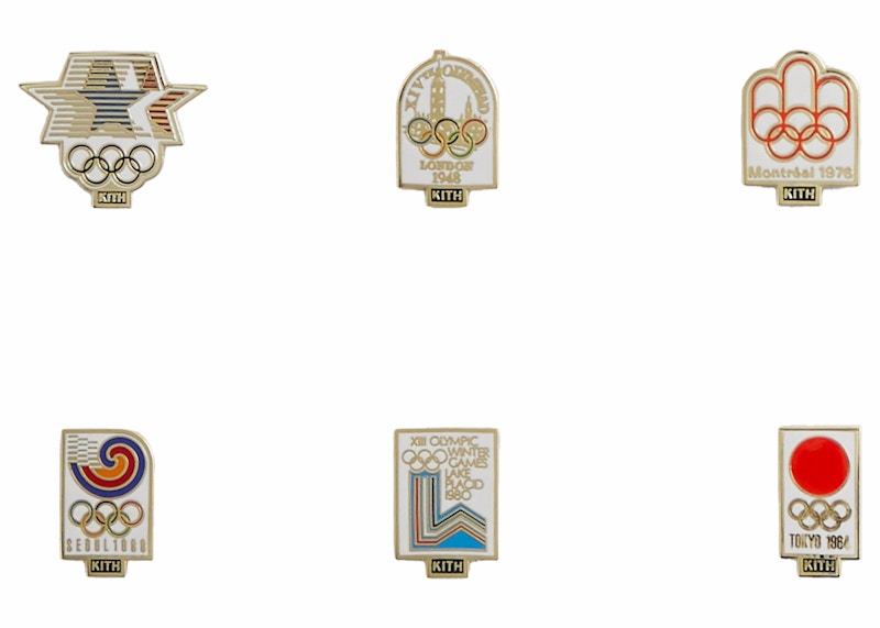 Kith Olympics Heritage Pinset Multi