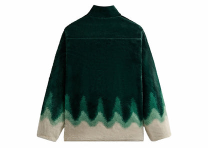 Kith Ombre Wave Harper Vintage Sherpa Full Zip Chronicle