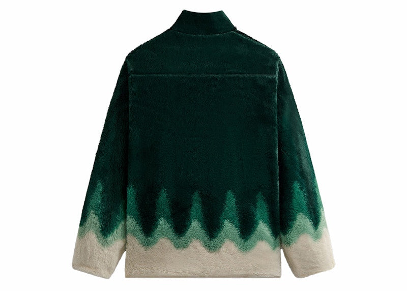 Kith Ombre Wave Harper Vintage Sherpa Full Zip Chronicle