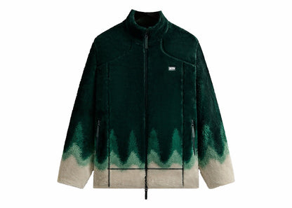 Kith Ombre Wave Harper Vintage Sherpa Full Zip Chronicle