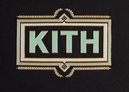 Kith Ornate Classic Logo Tee Black